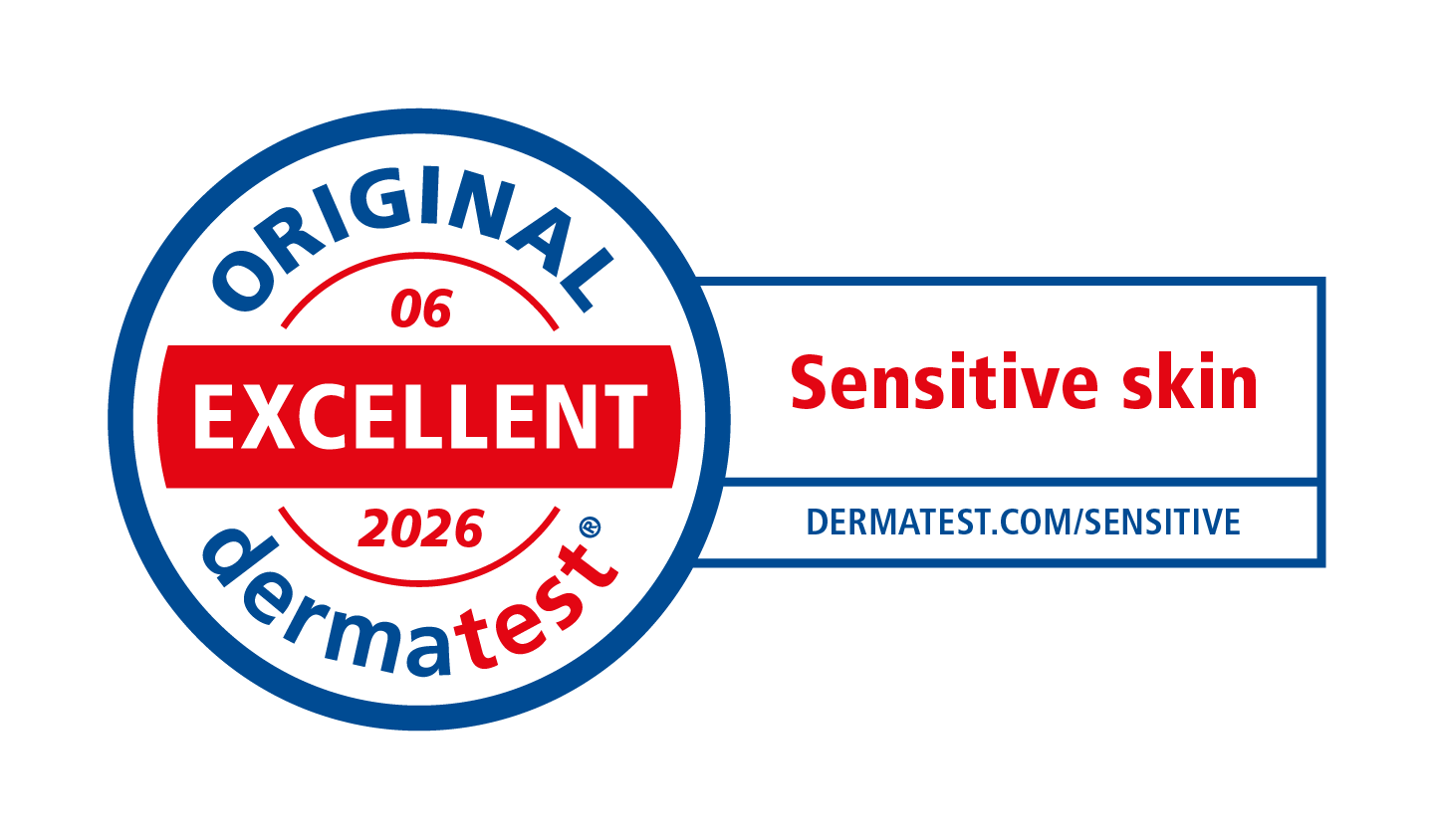 Dermatest® Sensitive Skin certification seal
